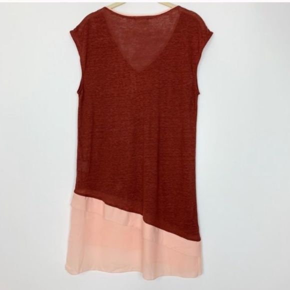 Anthropologie Sz Sm Slope Linen Tunic Top - Picture 3 of 7